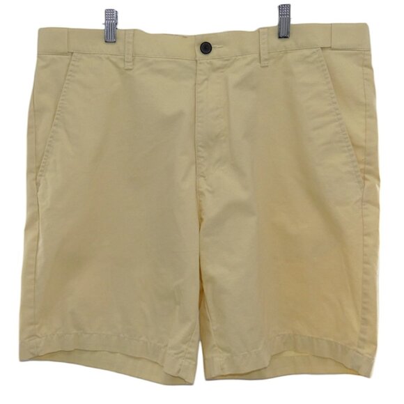 Croft & Barrow Yellow Chino Shorts 38 Classic Prep Coastal Dadcore Resort - Picture 1 of 5